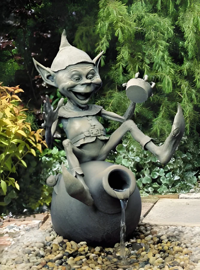 Бронзова скульптура “Садовий ельф”